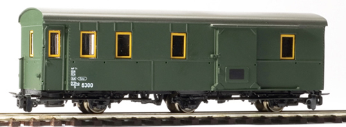 Ferro Train 707-300-B - Austrian ÖBB D3ho/s 6300 3 ax baggage car MzB green